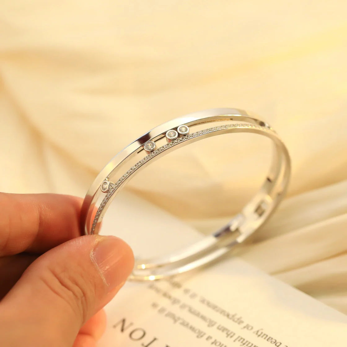 [Elowen jewels]Move Romane Diamant-Armreif