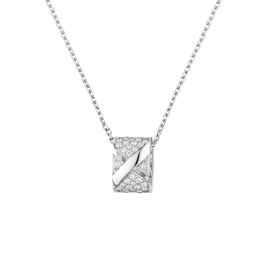 [Elowen jewels ]LIENS EVIDENCE DIAMOND PAVED NECKLACE