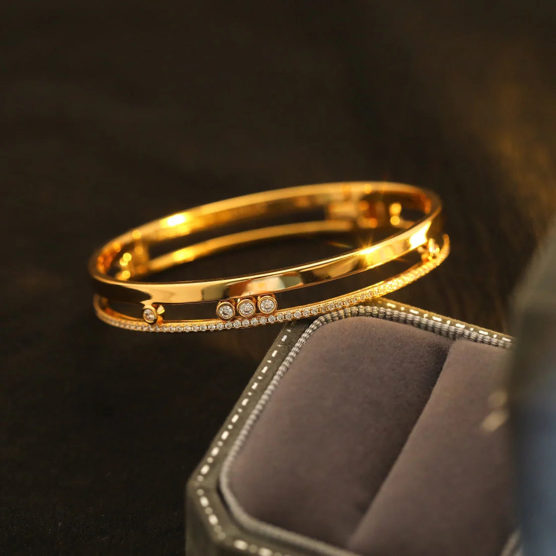 [Elowen jewels]Move Romane Diamant-Armreif