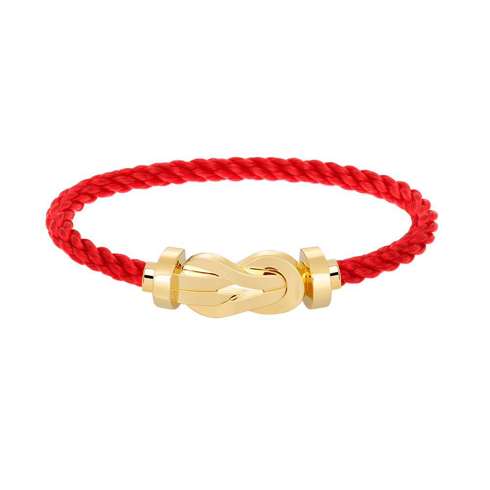 [Elowen jewels ]CHANCE GROSSES 8-FORMEN-SCHNALLENARMBAND OHNE DIAMANTEN GOLD