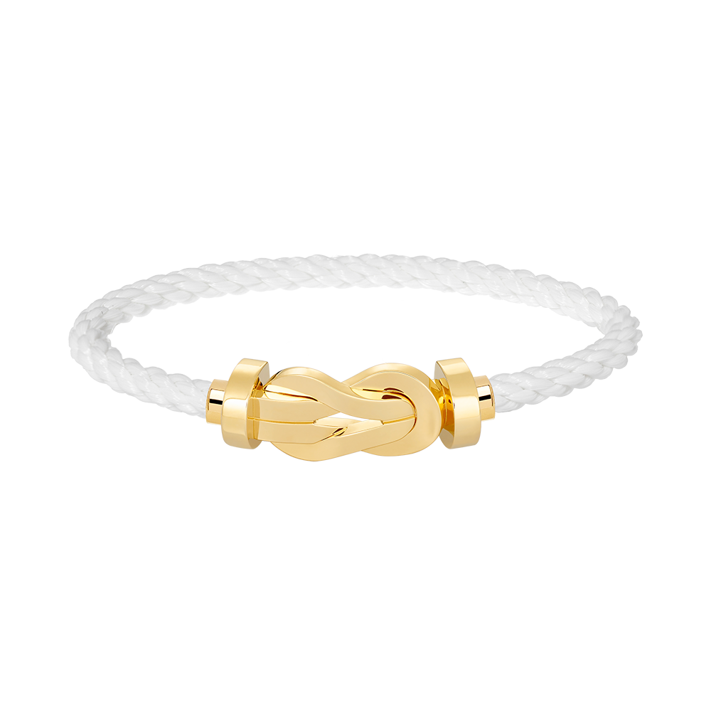 [Elowen jewels ]CHANCE GROSSES 8-FORMEN-SCHNALLENARMBAND OHNE DIAMANTEN GOLD
