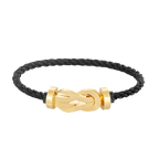 [Elowen jewels ]CHANCE GROSSES 8-FORMEN-SCHNALLENARMBAND OHNE DIAMANTEN GOLD