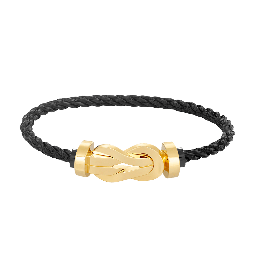 [Elowen jewels ]CHANCE GROSSES 8-FORMEN-SCHNALLENARMBAND OHNE DIAMANTEN GOLD