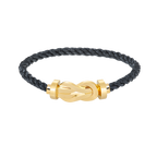 [Elowen jewels ]CHANCE GROSSES 8-FORMEN-SCHNALLENARMBAND OHNE DIAMANTEN GOLD