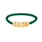 [Elowen jewels ]CHANCE GROSSES 8-FORMEN-SCHNALLENARMBAND OHNE DIAMANTEN GOLD