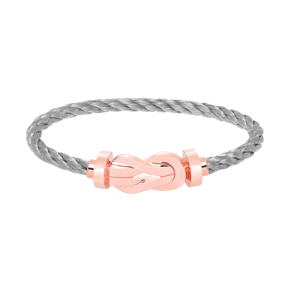 [Elowen jewels ]CHANCE GROSSES 8-FIGUREN-SCHNALLENARMBAND OHNE DIAMANTEN ROSÉGOLD