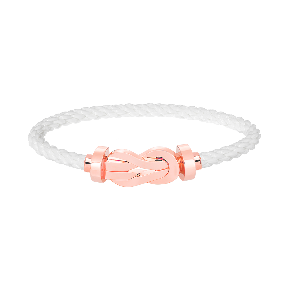 [Elowen jewels ]CHANCE GROSSES 8-FIGUREN-SCHNALLENARMBAND OHNE DIAMANTEN ROSÉGOLD