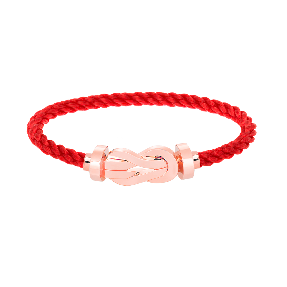 [Elowen jewels ]CHANCE GROSSES 8-FIGUREN-SCHNALLENARMBAND OHNE DIAMANTEN ROSÉGOLD