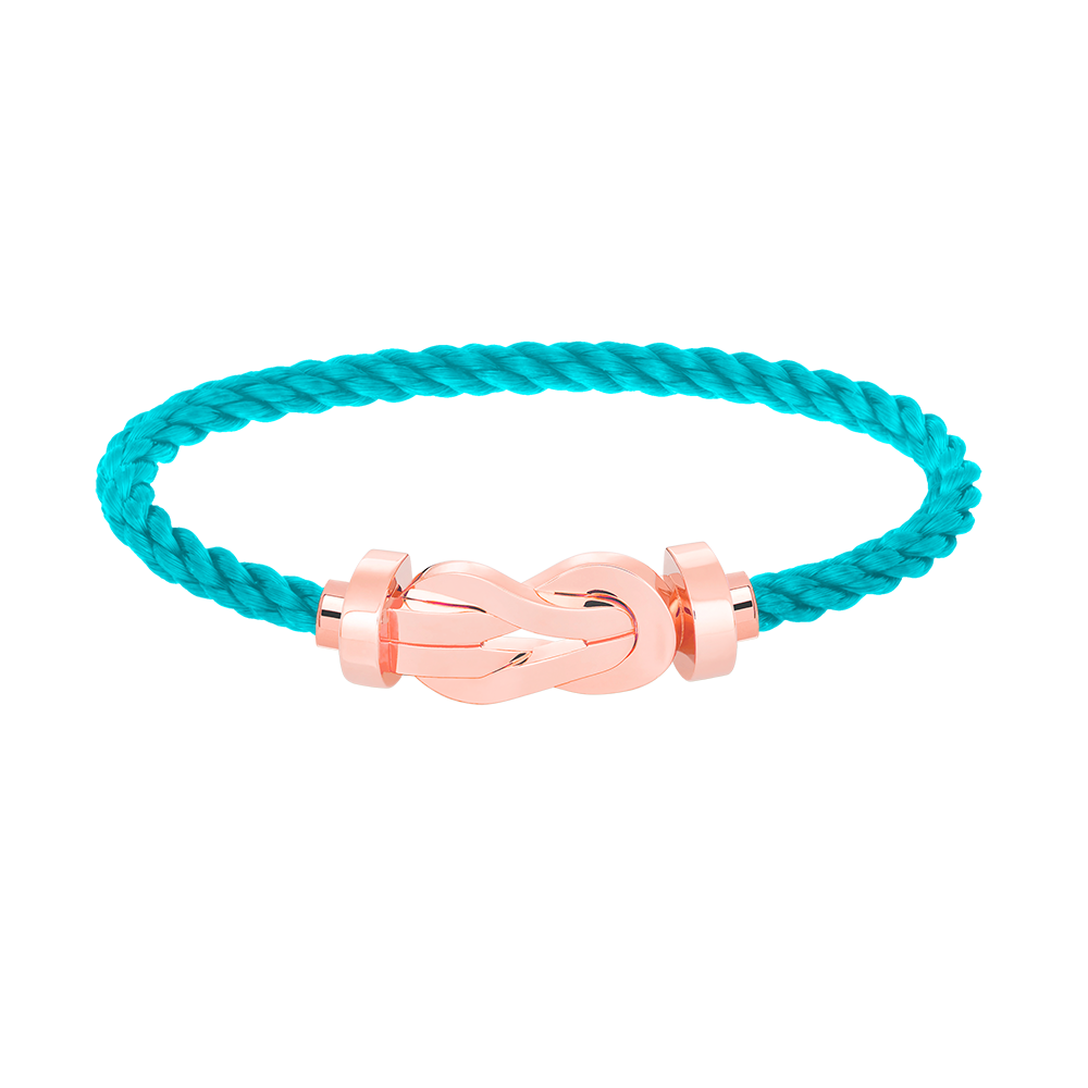 [Elowen jewels ]CHANCE GROSSES 8-FIGUREN-SCHNALLENARMBAND OHNE DIAMANTEN ROSÉGOLD