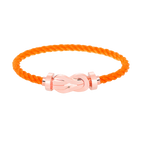 [Elowen jewels ]CHANCE GROSSES 8-FIGUREN-SCHNALLENARMBAND OHNE DIAMANTEN ROSÉGOLD