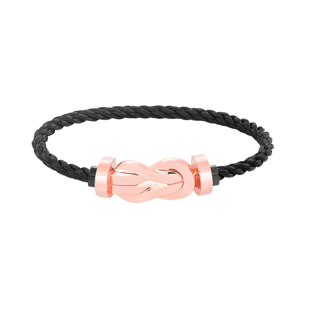 [Elowen jewels ]CHANCE GROSSES 8-FIGUREN-SCHNALLENARMBAND OHNE DIAMANTEN ROSÉGOLD