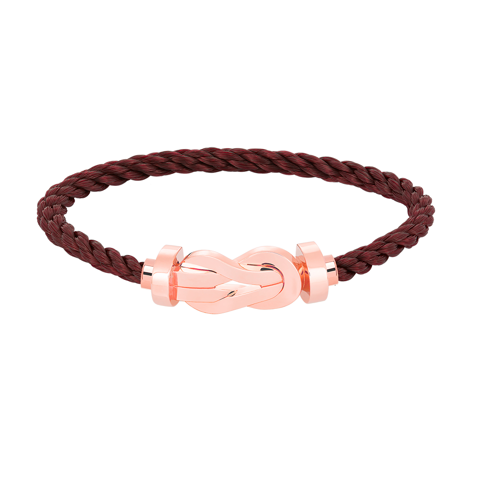 [Elowen jewels ]CHANCE GROSSES 8-FIGUREN-SCHNALLENARMBAND OHNE DIAMANTEN ROSÉGOLD