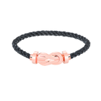 [Elowen jewels ]CHANCE GROSSES 8-FIGUREN-SCHNALLENARMBAND OHNE DIAMANTEN ROSÉGOLD