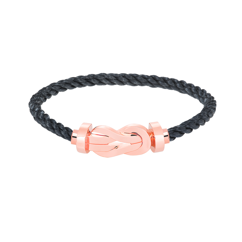 [Elowen jewels ]CHANCE GROSSES 8-FIGUREN-SCHNALLENARMBAND OHNE DIAMANTEN ROSÉGOLD