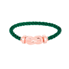 [Elowen jewels ]CHANCE GROSSES 8-FIGUREN-SCHNALLENARMBAND OHNE DIAMANTEN ROSÉGOLD