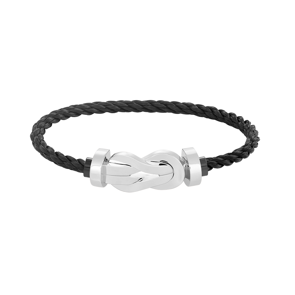 [Elowen jewels ]CHANCE LARGE 8 FIGURE BUCKLE NO DIAMOND BRACELET SILVER