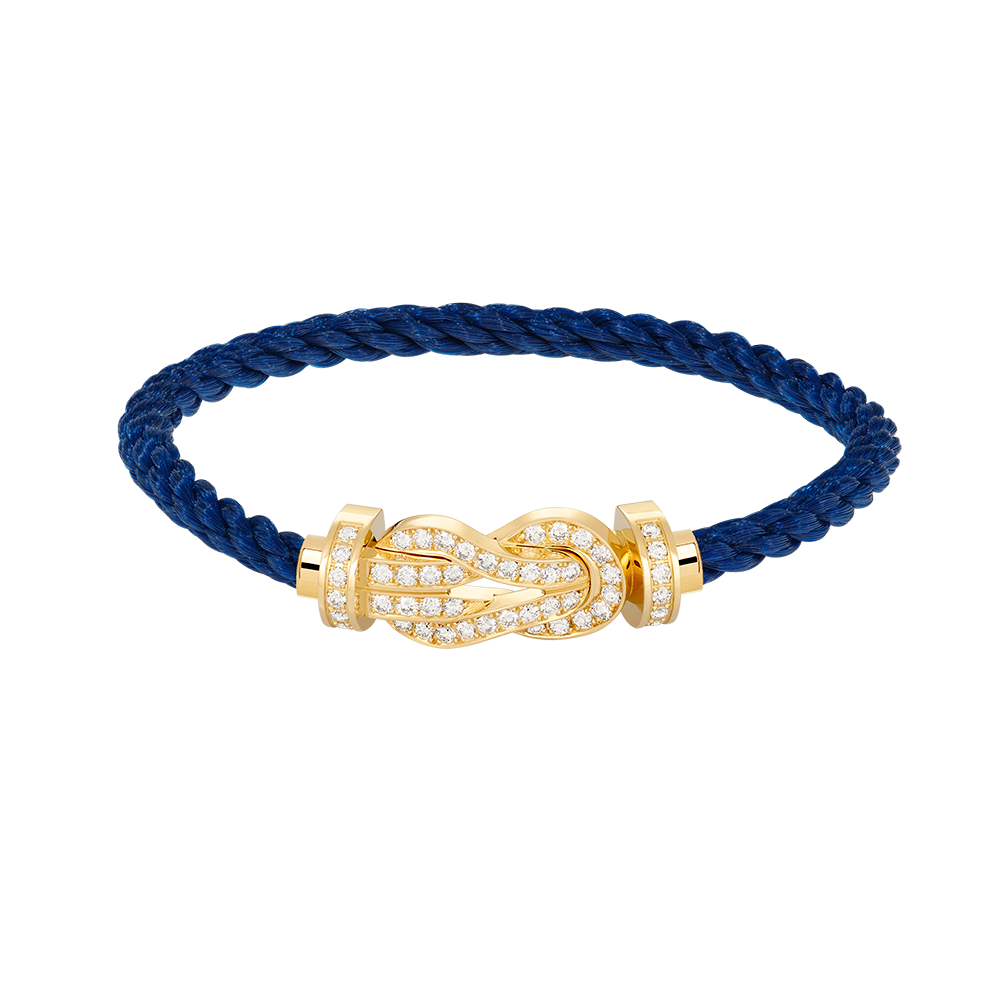 [Elowen jewels ]CHANCE LARGE 8 FIGURE BUCKLE FULLDIAMOND BRACELET GOLD