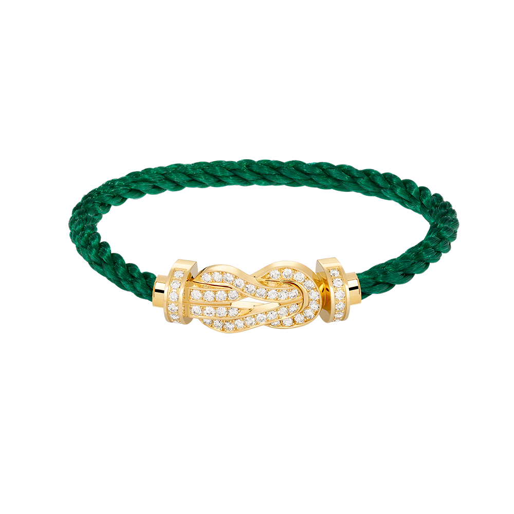 [Elowen jewels ]CHANCE LARGE 8 FIGURE BUCKLE FULLDIAMOND BRACELET GOLD