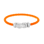 [Elowen jewels ]CHANCE LARGE 8 FIGURE BUCKLE FULL DIAMOND BRACELET SILVER