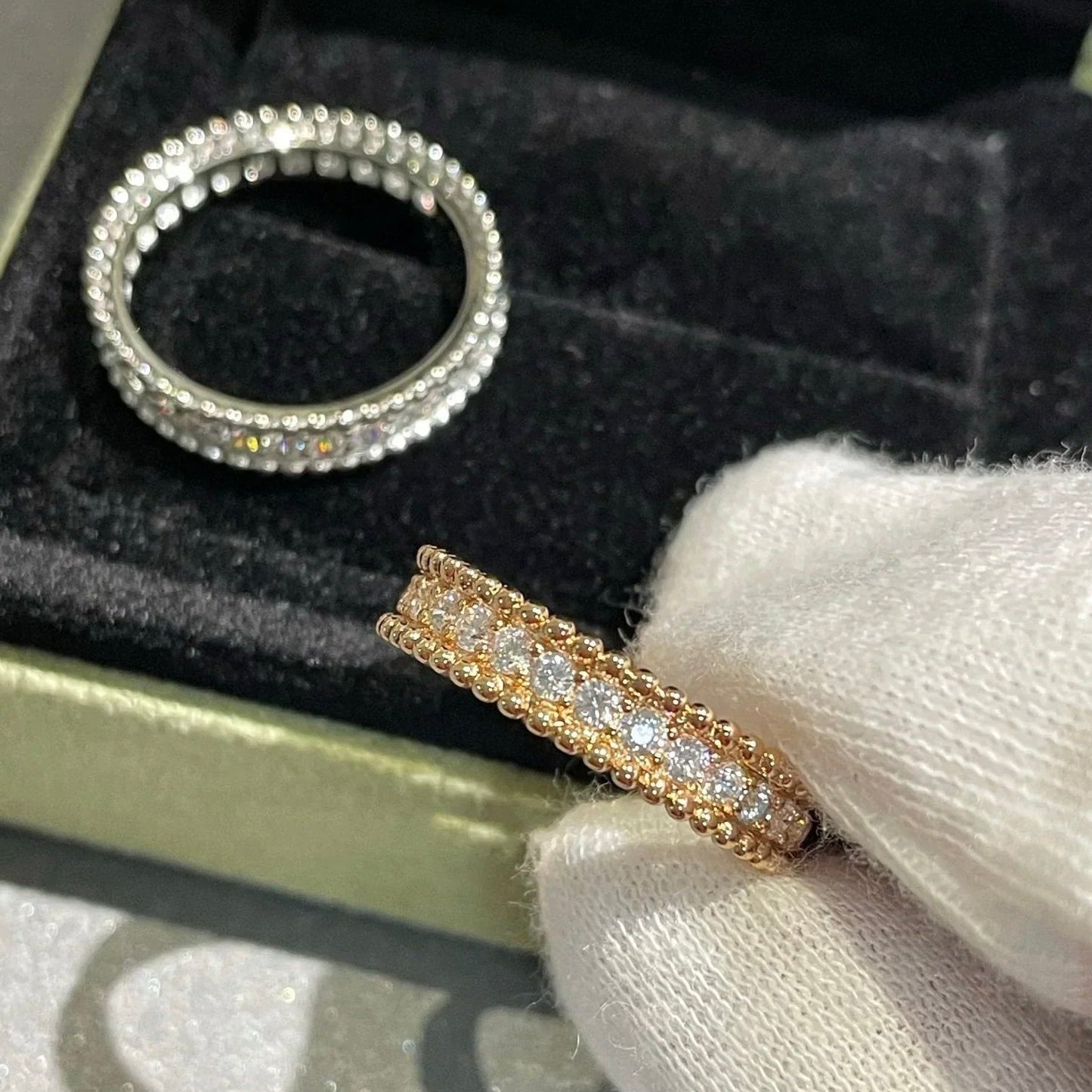 [Elowen Jewels]PERLEE DIAMOND SILVER RING