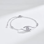[Elowen jewels]Lucky Eye Armband mit Pavé-gefassten Diamanten