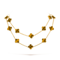 [Elowen jewels ]CLOVER 20 MOTIFS TIGER EYE ROSE GOLD