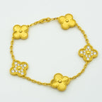 [Elowen jewels ] CLOVER 5 MOTIF LASER BRACELET COLLECTION