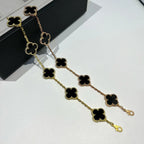 [Elowen jewels ] CLOVER 5 MOTIF ONYXS BRACELET COLLECTION