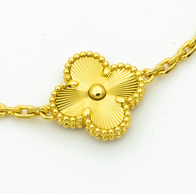 [Elowen jewels ] CLOVER 5 MOTIF LASER BRACELET COLLECTION