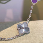 [Elowen jewels ] CLOVER 5 MOTIF VIOLET BRACELET COLLECTION