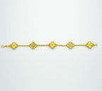 [Elowen jewels ] CLOVER 5 MOTIF LASER BRACELET COLLECTION
