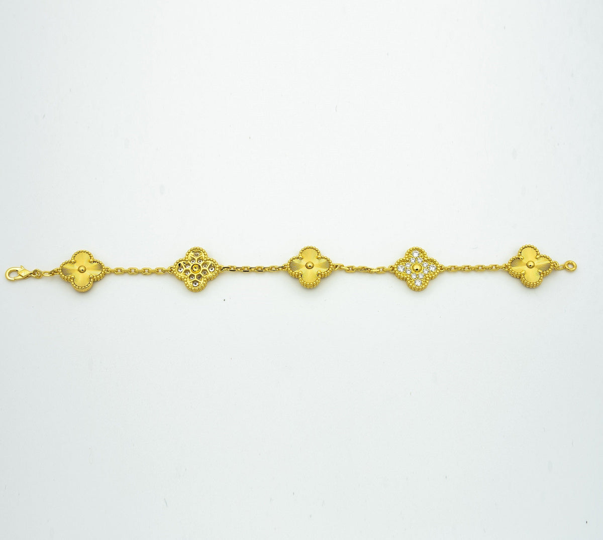[Elowen jewels ] CLOVER 5 MOTIF LASER BRACELET COLLECTION