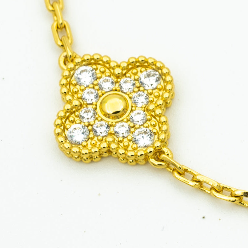 [Elowen jewels ] CLOVER 5 MOTIF LASER BRACELET COLLECTION