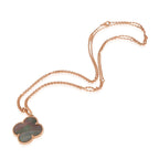 [Elowen jewels ]CLOVER 25MM GOLD DARK MOP BIG CLOVER NECKLACE