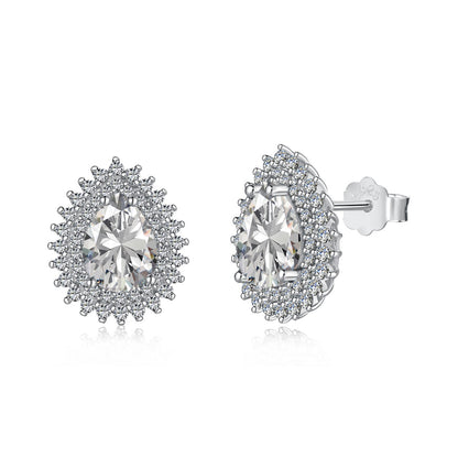[Elowen Jewels ]Delicate Gorgeous Pear Cut Daily Earrings