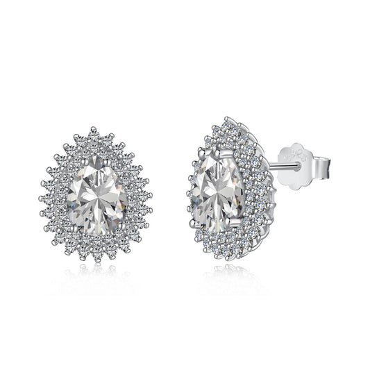[Elowen Jewels ]Delicate Gorgeous Pear Cut Daily Earrings