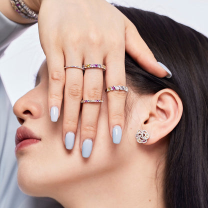 [Elowen Jewels]Dazzling Resplendent Round Cut Party Ring