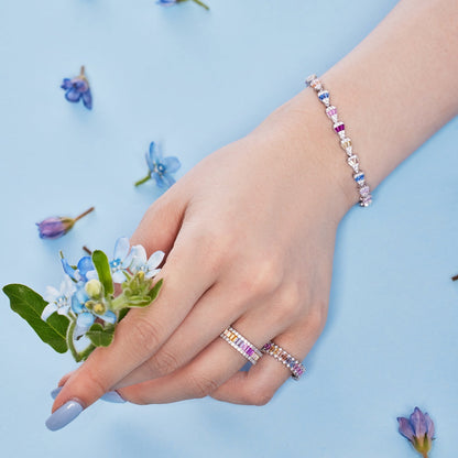 [Elowen Jewels]Radiant Water Drop Shape Daily Bracelet