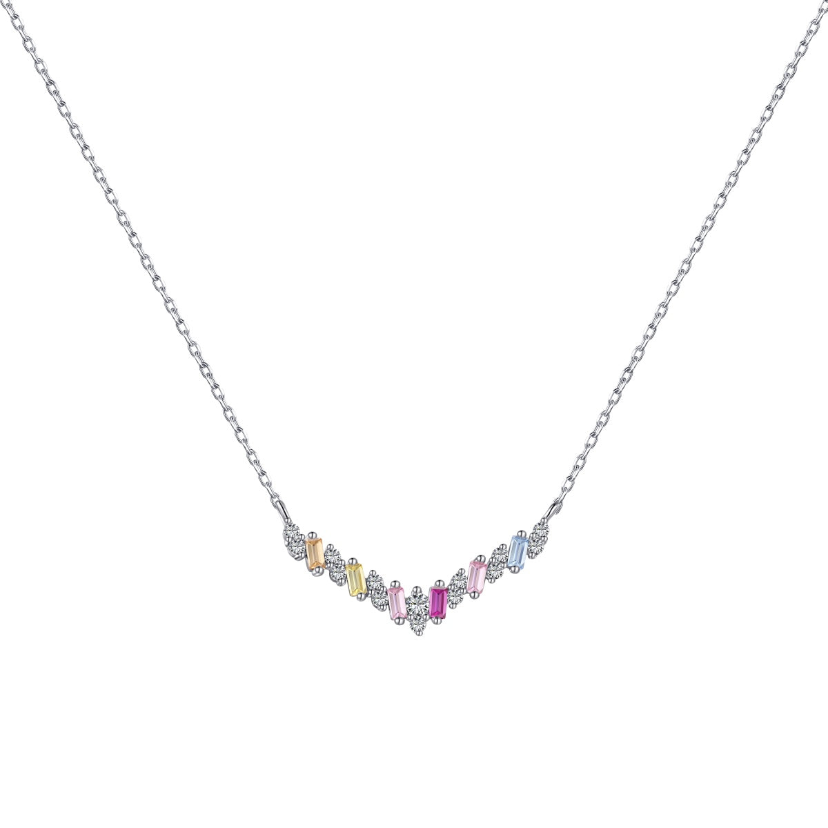[Elowen Jewels]Dazzling Rainbow Necklace