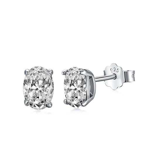 [Elowen Jewels ]Oval Classic Dignified Elegant Earrings