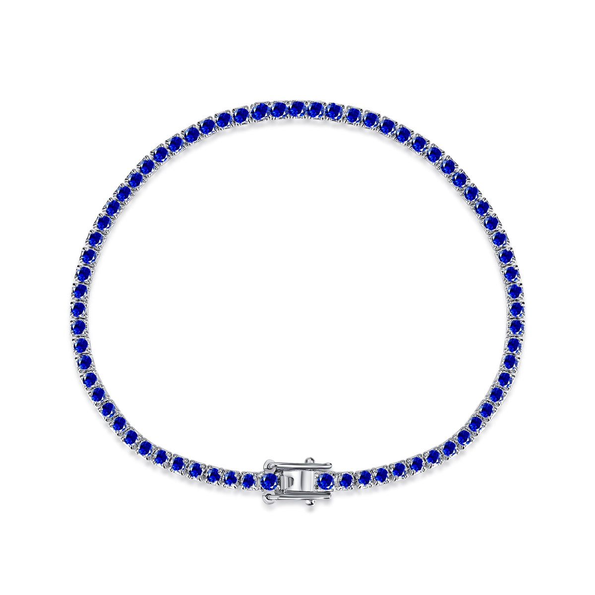 [Elowen Jewels]Dazzling Colorful Round Cut Daily Bracelet