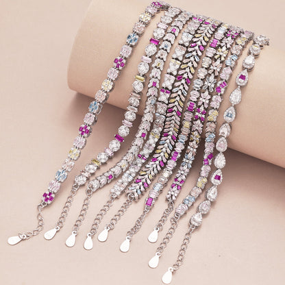 [Elowen Jewels]Dainty Radiant Emerald Cut Daily Bracelet