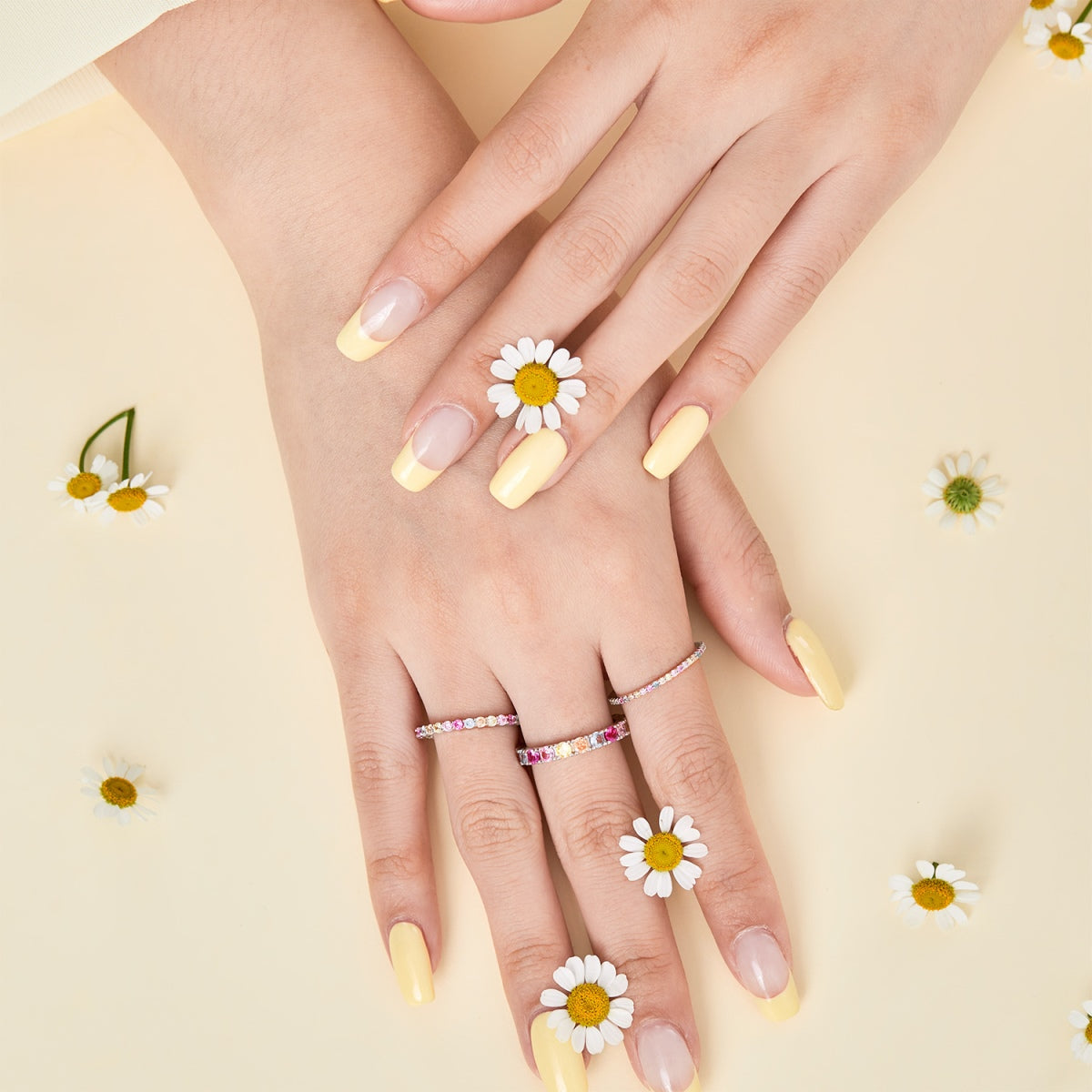 [Elowen Jewels]Elegant Vivid Round Cut Daily Ring