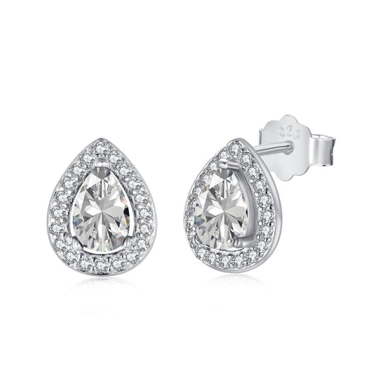 [Elowen Jewels ]Luxurious Water Drop Shape Earrings