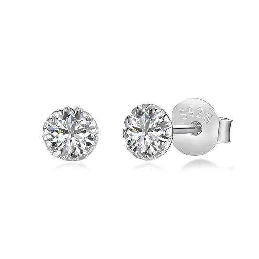[Elowen Jewels ]Sparkling Colorful Round Shape Earrings