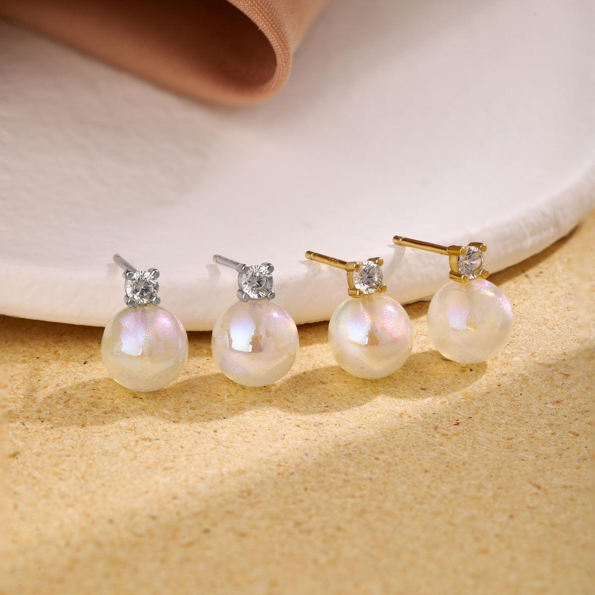 [Elowen Jewels ]Symphony Mermaid Pearl Earrings