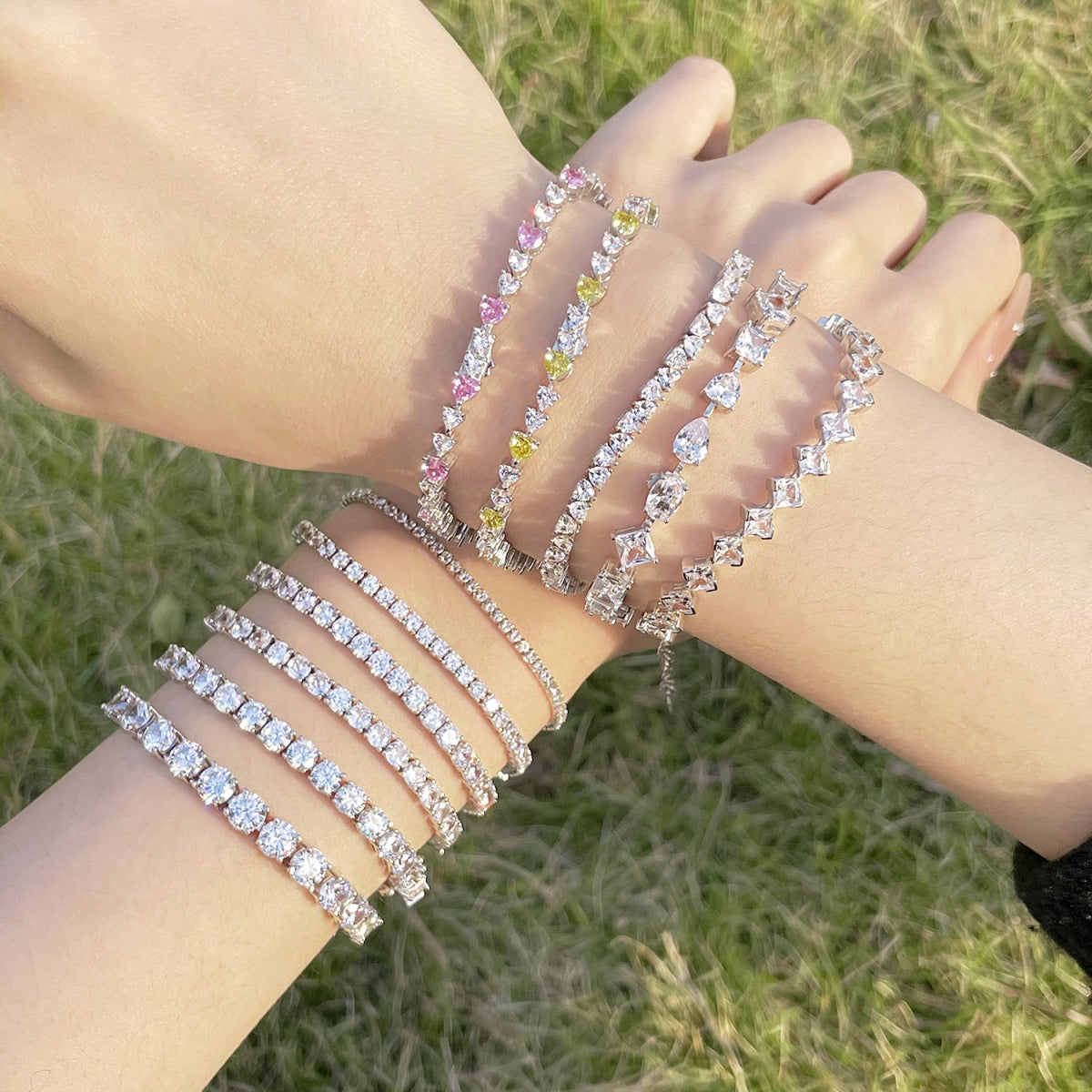 [Elowen Jewels]Unique Exquisite Multi Cut Daily Bracelet