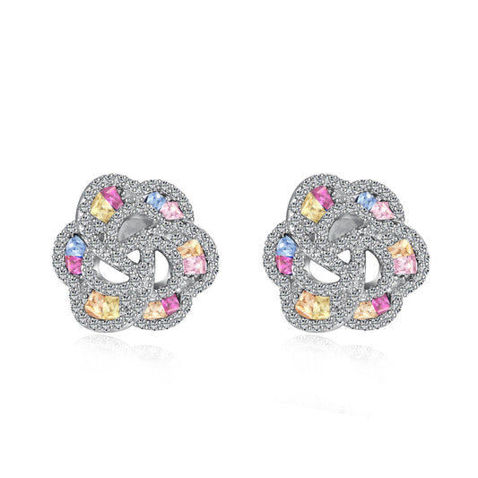 [Elowen Jewels ]Exquisite Flower Shape Daily Earrings