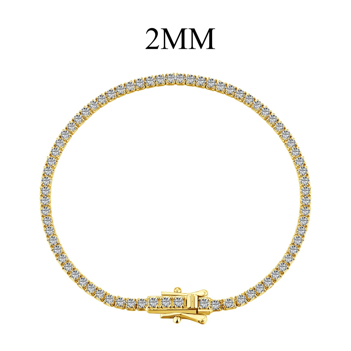 [Elowen Jewels]Radiant Colorful Round Cut Party Bracelet