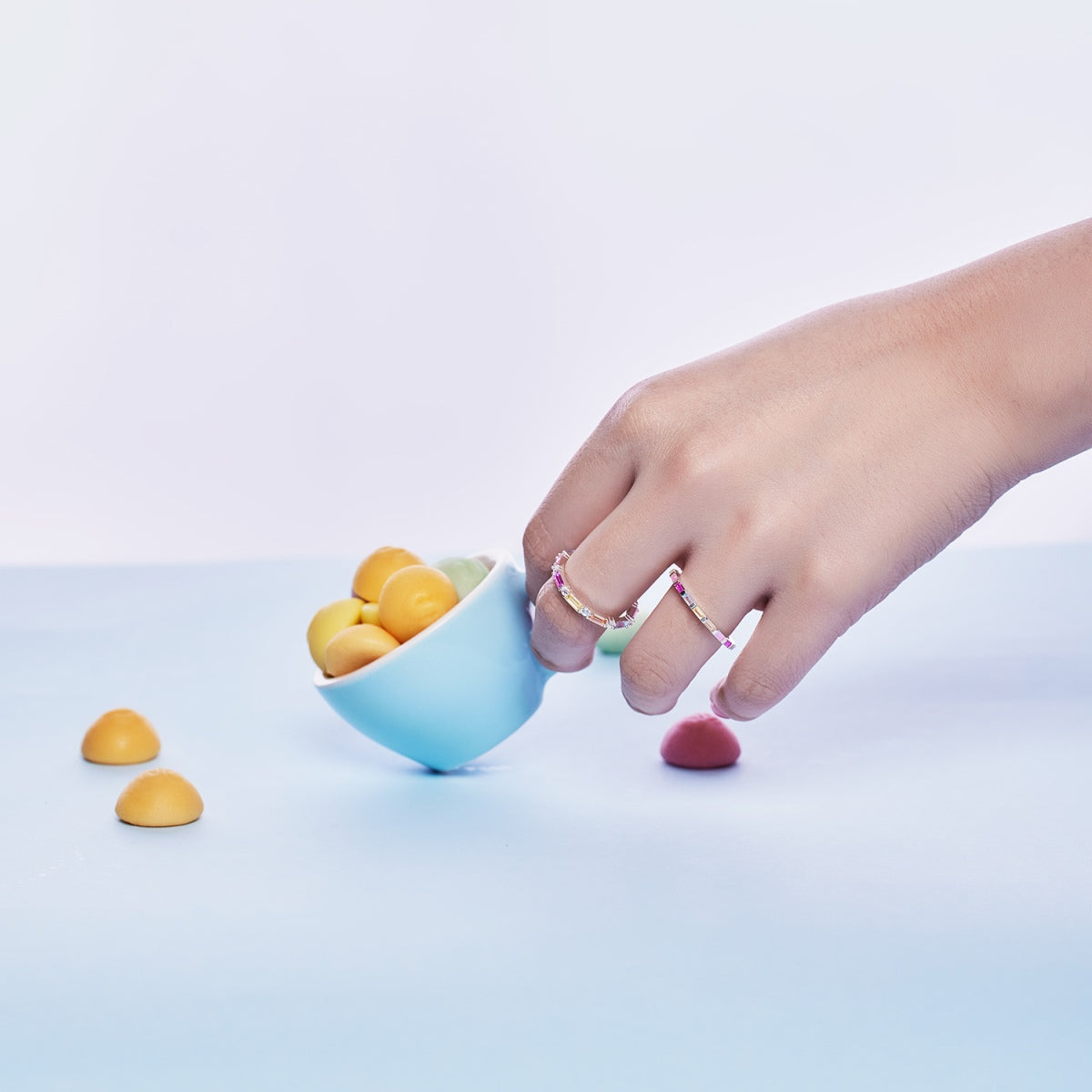 [Elowen Jewels]Lively In Shades Elegant Radiant Cut Daily Ring